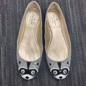 Kate Spade Women’s Shoes Size 9M Jairo Raccoon Gray special fun style Leather